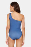 Coucou Slip-On Bodysuit - Navy Peony — thumbnail 3